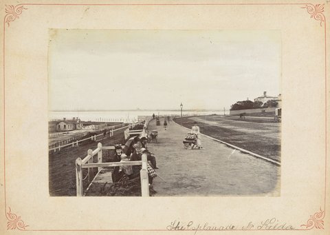 The Esplanade St. Kilda, c. 1880