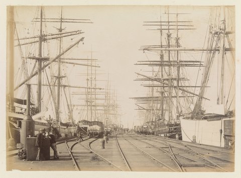 Railway Pier, Port Melbourne, c. 1883