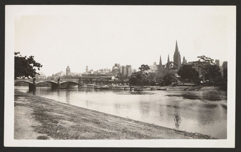 Along the Yarra River, Victoria, 1941