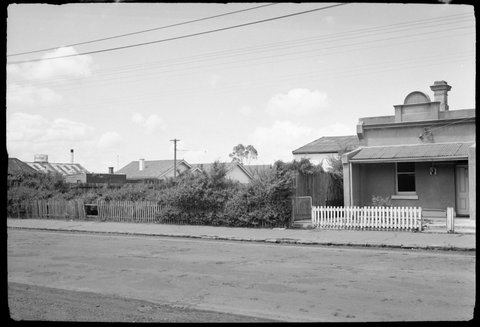 View looking at 46 Moreland Road, Coburg, 1945–55