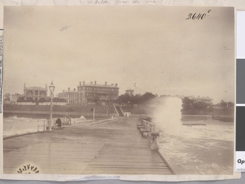 St. Kilda from the pier, 1891