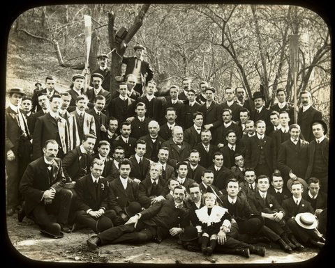 Melbourne Young Men's Christian Association Rambling Club, Studley Park, Kew, 1904