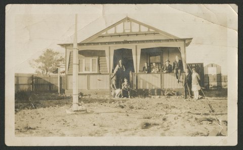 Luly home, buildings and views around Altona, Victoria, 1924