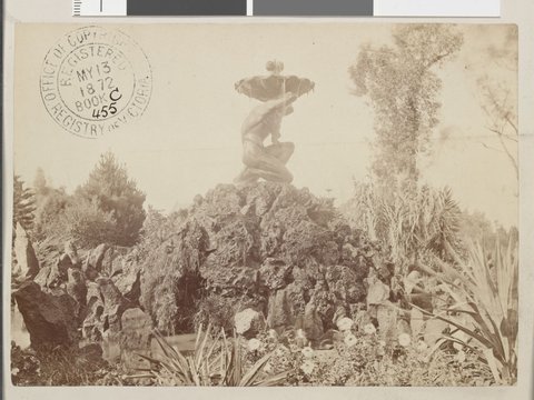 Fountain in Fitzroy Gardens, 1872