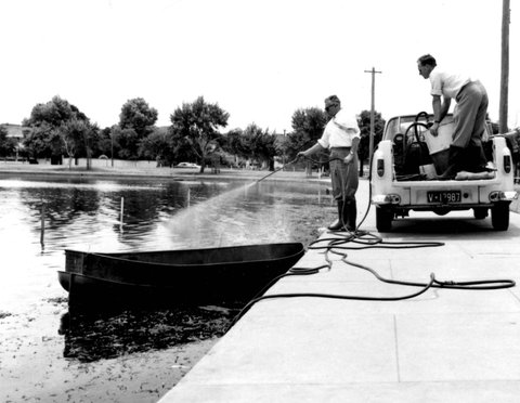 Weed Experiments Albert Park Lake, c. 1961