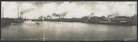 River Yarra from Queen's Bridge, 1905