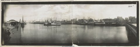 Turning Basin, Yarra River, Melbourne, 1905