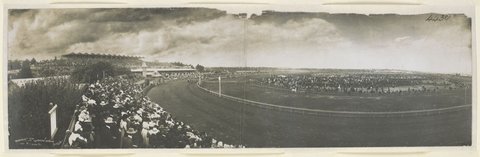 Melbourne Cup, Flemington, 1906, won by Poseidon