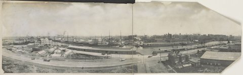 Melbourne and Yarra from south bank, 1905?