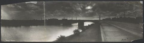 Panorama and moonlight effect, Melbourne, 1905