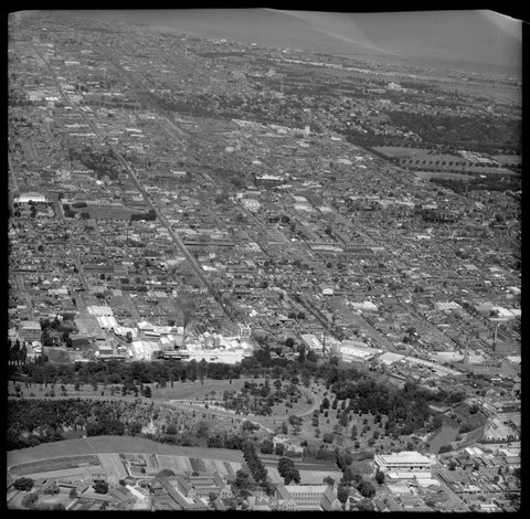 Aerial view of Abbotsford, Victoria, 1953