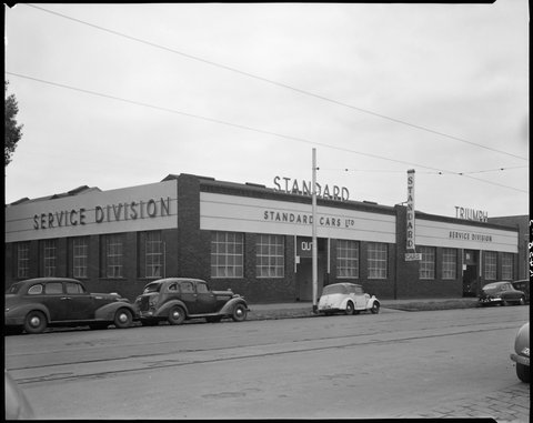 Standard Cars Ltd, Motor Car Service Division, 568 Elizabeth Street, Melbourne, c. 1951