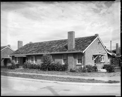 Housing Commission of Victoria homes on the Richmond Estate, 1947