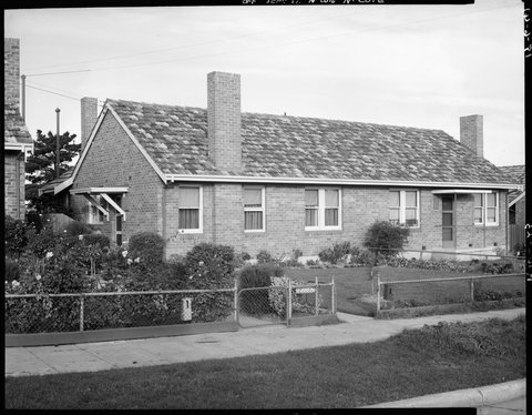 Housing Commission of Victoria homes on the Northcote Estate, 1947