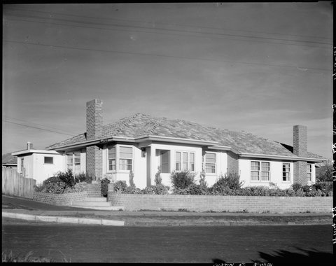 Housing Commission of Victoria houses at Curtin Avenue, Brunswick, 1947