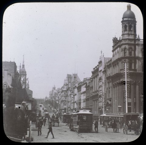 Collins Street, Melbourne, c. 1890
