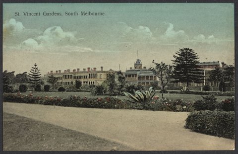 St. Vincent Gardens, South Melbourne, c. 1908