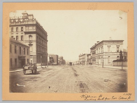 William Street, Melbourne, c. 1889