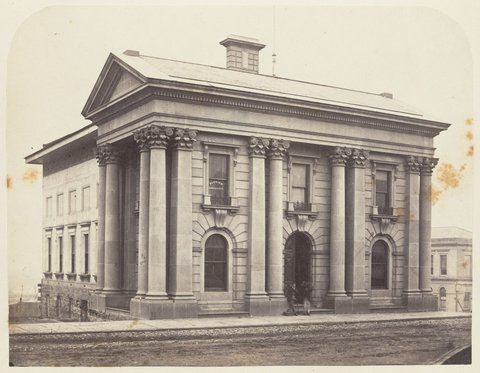 Melbourne Exchange, c. 1860