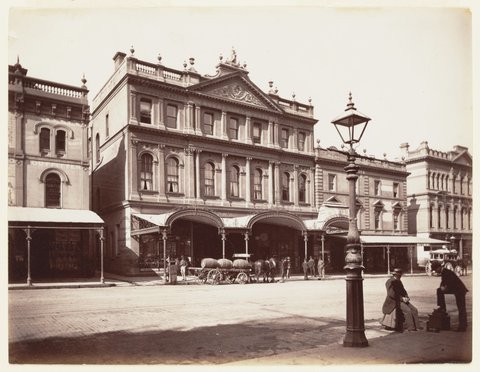 Bijou Theatre & Victoria Arcade. Bourke St. E, 1876–94