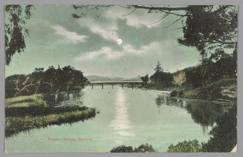 Princes Bridge, Geelong, c. 1906