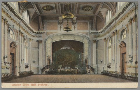 Interior Town Hall, Prahran, c. 1906
