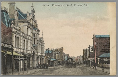 Commercial Road, Prahran, Vic, c. 1906