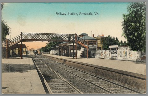 Railway Station, Armadale, Vic, c. 1906