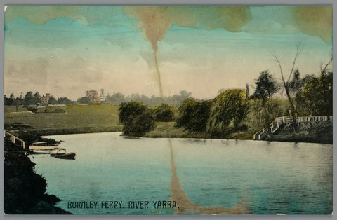 BURNLEY FERRY, RIVER YARRA, c. 1908