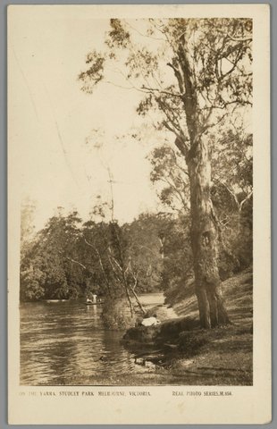 ON THE YARRA, STUDLEY PARK MELBOURNE, VICTORIA, c. 1915