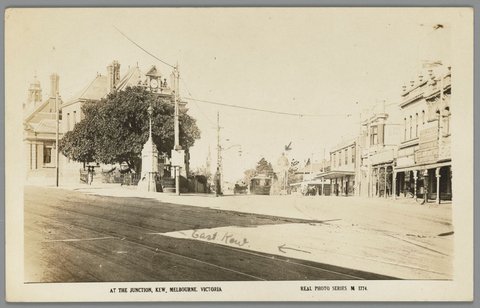 AT THE JUNCTION, KEW, MELBOURNE, VICTORIA, c. 1920