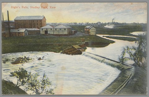 Dight's Falls, Studley Park, Kew, c. 1907