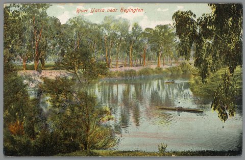 River Yarra near Heyington, c. 1906
