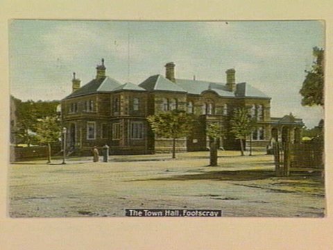 The Town Hall, Footscray, c. 1909