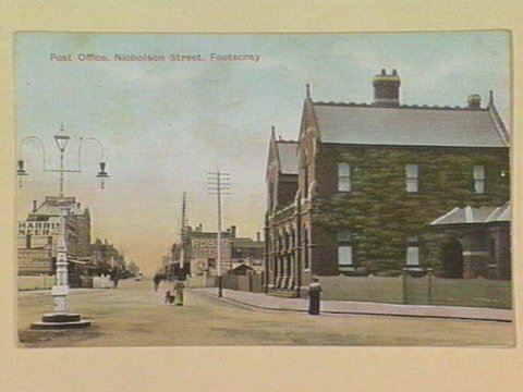 Post Office, Nicholson Street, Footscray, c. 1906