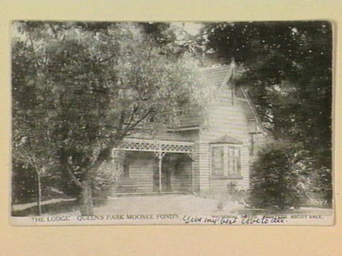'THE LODGE' QUEEN'S PARK MOONEE PONDS, c. 1906