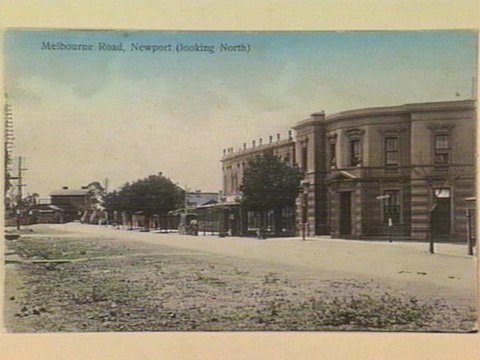 Melbourne Road, Newport (looking North), c. 1907