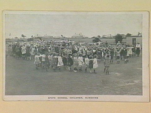 STATE SCHOOL CHILDREN, SUNSHINE, c. 1910