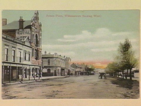 Nelson Place, Williamstown (looking West), c. 1906
