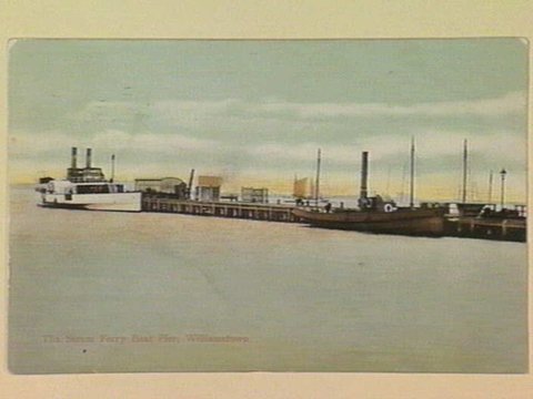 The Steam Ferry Boat Pier, Williamstown, c. 1906