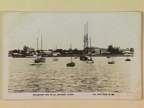WILLIAMSTOWN FROM THE BAY, MELBOURNE, VICTORIA, 1920s