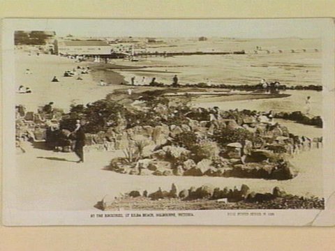 BY THE ROCKERIES, ST. KILDA BEACH, MELBOURNE, VICTORIA, 1910s