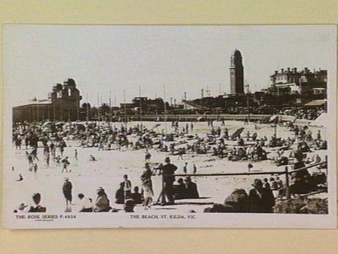 THE BEACH, ST. KILDA, VIC, 1930s
