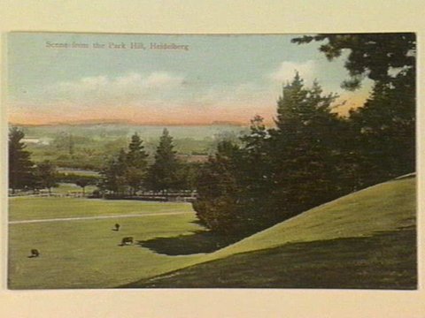 Scene from the Park Hill, Heidelberg, c. 1906