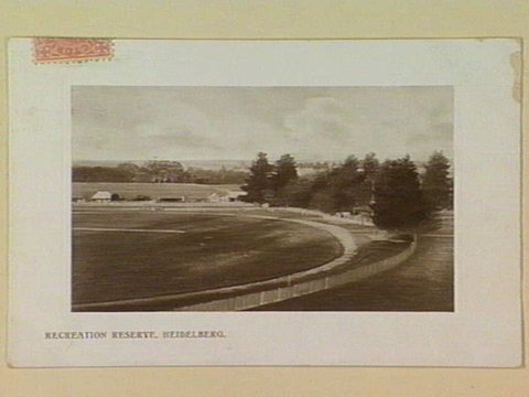 RECREATION RESERVE, HEIDELBERG, c. 1909