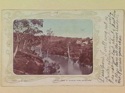 RIVER YARRA AT STUDLEY PARK, MELBOURNE, c. 1905