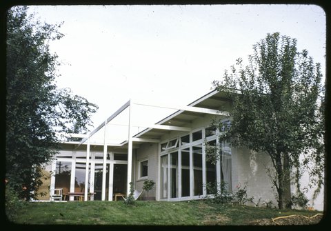 House. Carlyle Crescent, Surrey Hills. Melb. Vic. Roy Grounds. 1952
