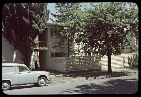 Flats. 'Clendon Corner' Cnr. Clendon & Malvern Roads, Toorak. Melb. Roy Grounds. 1940-41, 1940–41