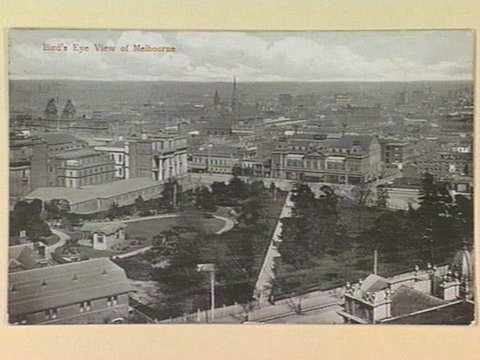 Bird's Eye View of Melbourne, c. 1910