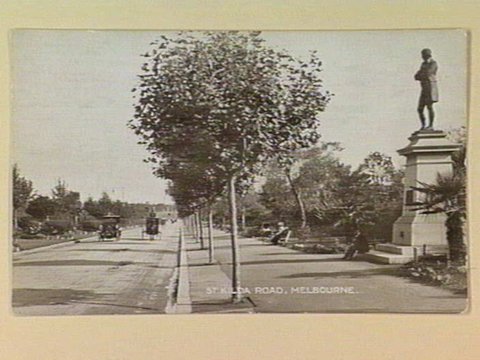ST. KILDA ROAD, MELBOURNE, c. 1908